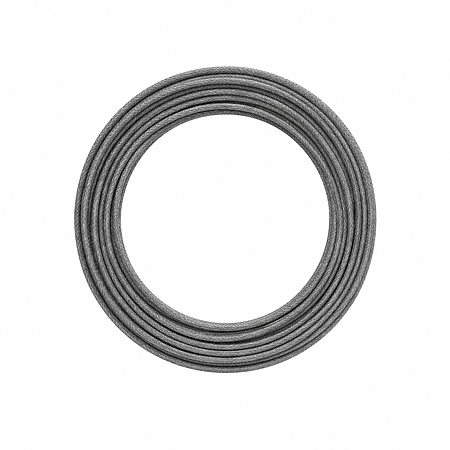 Cablu metalic zincat plastifiat, 3-4,5 mm, colac 25 m