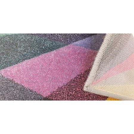  Covor modern Sintelon Pastel 30SKS, polipropilena, model geometric multicolor, 120 x 170 cm