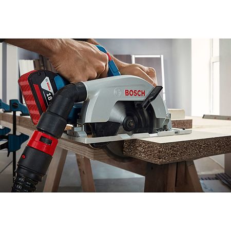 Fierastrau circular electric Bosch GKS 185-Li, inclinare 0-90°, 18 V, 5000 rpm