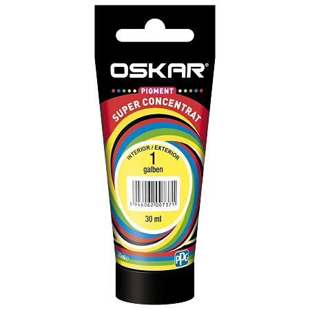 Pigment vopsea lavabila Oskar super concentrat, galben 1, 30 ml