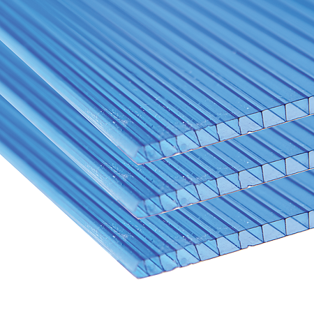 Policarbonat celular, albastru, 1 x 2,10 m x 4 mm Policarbonat celular, albastru, 1 x 2,10 m x 4 mm