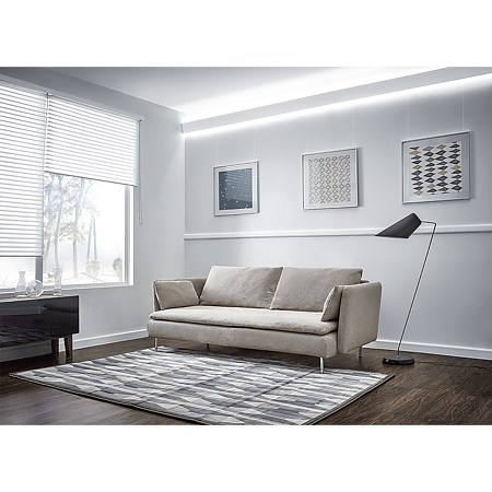 Sistem de iluminat cu bagheta decorativa LED Vidella, 2 benzi, 2 x 2 m + 1 m + LED 5 m, lumina rece