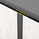 Profil de imbinare tip T Rocko Tiles, aluminiu anodizat, negru, 2800 mm