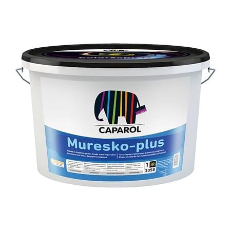 Baza de colorare Caparol Muresko Plus B1, exterior, alb, 2.5 l