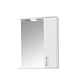 Oglinda cu dulap baie Badenmob Seria 020, MDF, alb, 1 usa, 3 rafturi, 56 x 14 x 71 cm