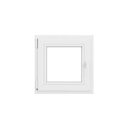 Fereastra PVC, 5 camere, deschidere oscilobatanta, stanga, alb, 50 x 50 cm 