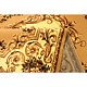 Covor clasic Gold 235/123, polipropilena BCF, bej-maro, 60 x 110 cm