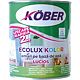 Email Kober Ecolux, pentru lemn/metal, interior/exterior, pe baza de apa, negru lucios, 0.6 l