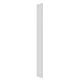 Panou decorativ Linea Select, 5 lamele, MDF, alb uni, interior, suport placaj alb, 265 x 24.5 x 1.9 cm