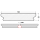 Deck neted pin termotratat intreg, 2000 x 100 x 21 mm, 6 bucati/pachet