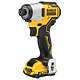Masina de insurubat cu impact 12V DeWalt DCF801D2-QW, motor fara perii, 2 x 2Ah