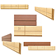 Parchet laminat furniruit 9.5 mm Berry Alloc Parqwood Herringbone Oak Calm Ambre, placa tip B, clasa de trafic comercial intens 33, abraziune AC5, OmniLoc A&B, 50,4 X 8,4 cm
