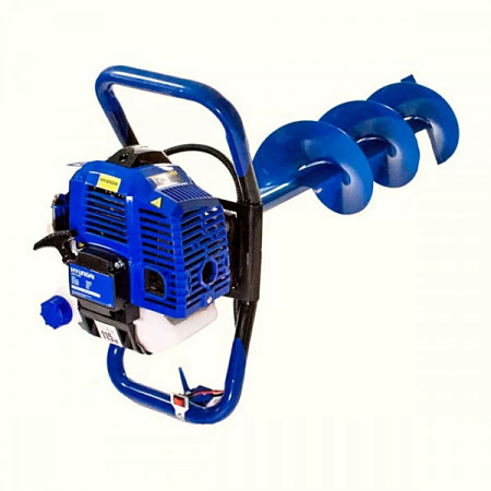 Motoburghiu Hyundai HY-EA520, motor benzina 51.7 CC, 2.2 CP, 7500 rpm, 3 x burghie 100, 150, 200 mm