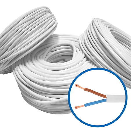 Cablu electric MYYM/H05VV-F, izolatie PVC, 2 x 1.5 mmp, 10 m