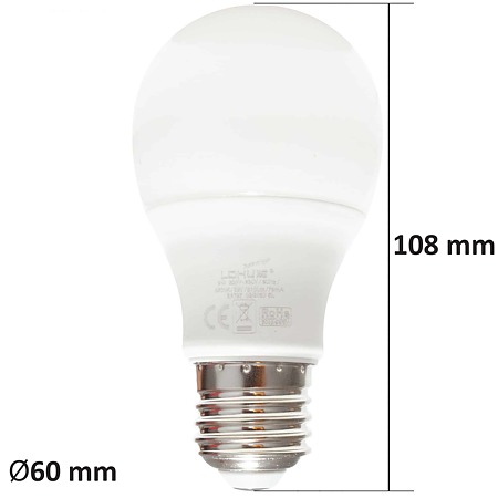 Bec Led Ecoline E27 A60 9W Lohuis
