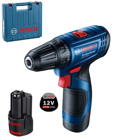 Masina de gaurit/ insurubat Bosch GSR 120-LI Professional, 12 V, 2 acumulatori + incarcator Masina de gaurit/ insurubat Bosch GSR 120-LI Professional, 12 V, 2 acumulatori + incarcator