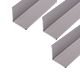 Cornier laturi egale, aluminiu, 40 x 40 x 2 mm, L 2 m