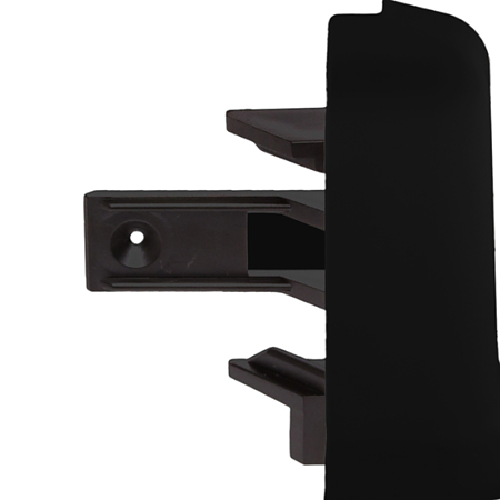 Set colt exterior plinta parchet Set, onyx 22716-6019, gri inchis/negru, PVC, 52 x 22.5 mm, 2 bucati/set