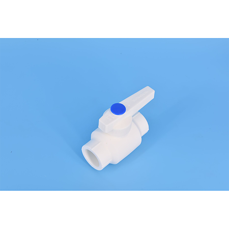 Robinet de trecere PPR Supratherm, cu sfera, alb, 20 mm