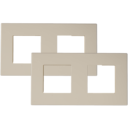 Rama decor 2 module Dahlia, Gewiss GW35902AY, ivoar