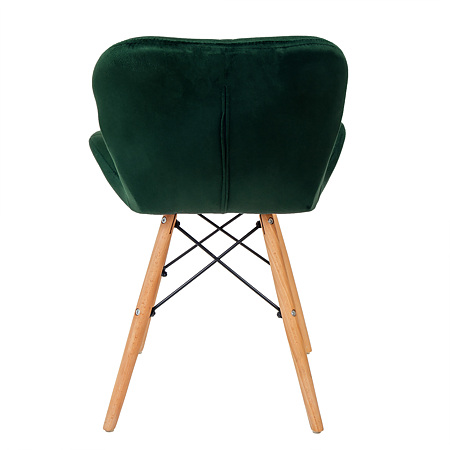 Scaun bucatarie / living Eliza, tapitat, catifea, verde, cadru de lemn, max. 110 Kg., 73 x 47 cm Scaun bucatarie / living Eliza, tapitat, catifea, verde, cadru de lemn, max. 110 Kg., 73 x 47 cm