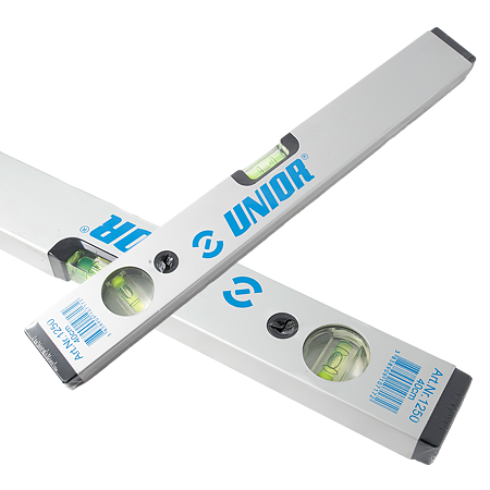 Nivela cu bule fara magnet Unior 1250 610717,cu 2 indicatori, din aluminiu, 400 mm Nivela cu bule fara magnet Unior 1250 610717,cu 2 indicatori, din aluminiu, 400 mm