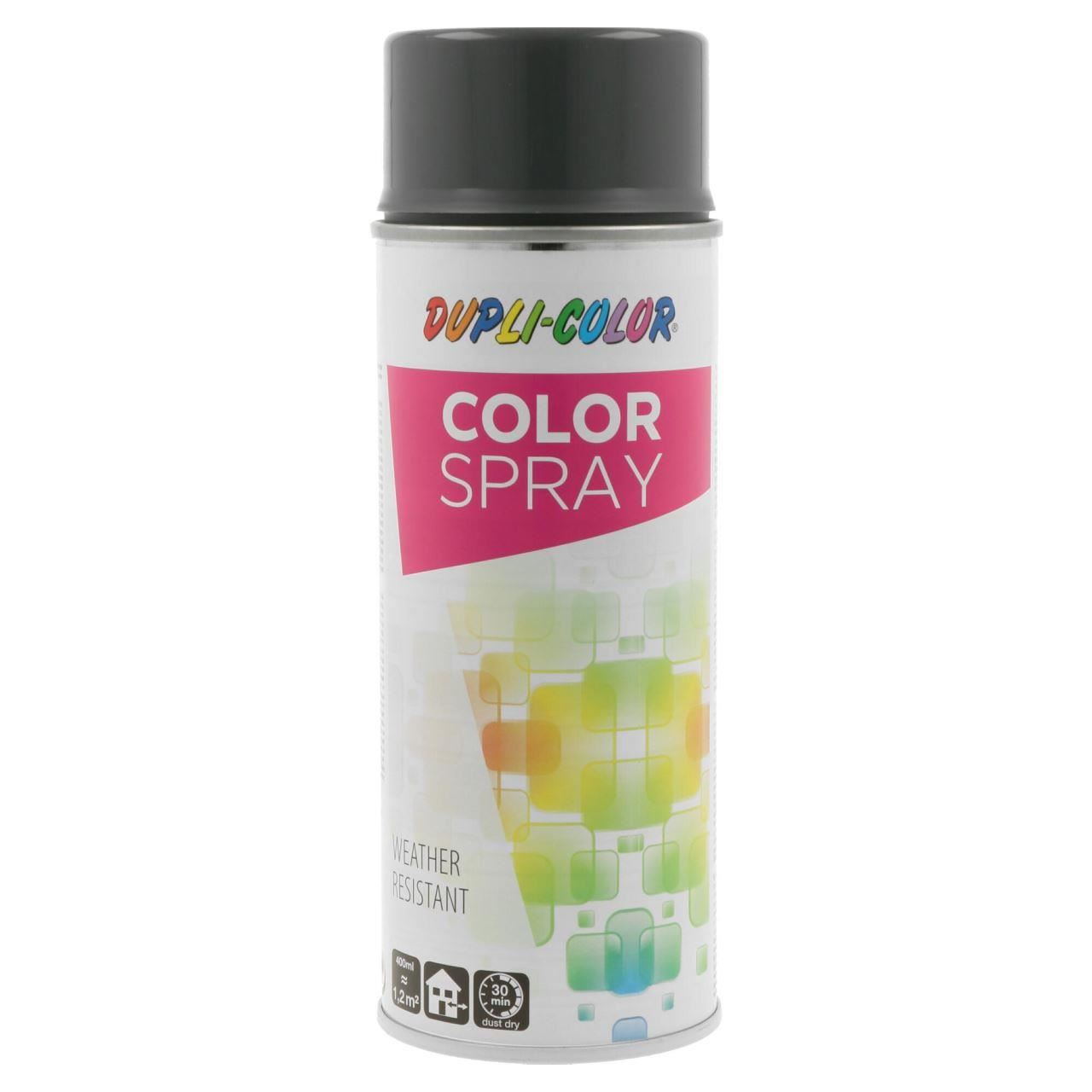 Vopsea spray universala Dupli-Color, gri metal RAL 7011, lucios, interior/exterior, 400 ml 400