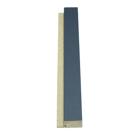 Profil initiere lambriu riflaj MDF, antracit, 22 x 86 x 2800 mm