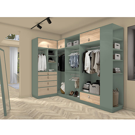 Pal lacuit Egger PerfectSense U604 TM Verde eucalipt, mat, antiamprenta, decor uni, 2800 x 2070 x 19 mm
