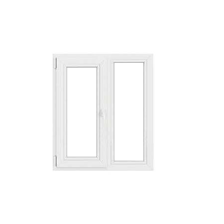 Fereastra PVC, 4 camere, deschidere simpla, stanga, alb, 120 x 120 cm 