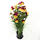 Aranjament decorativ flori artificiale, gura leului, multicolor, 70 cm