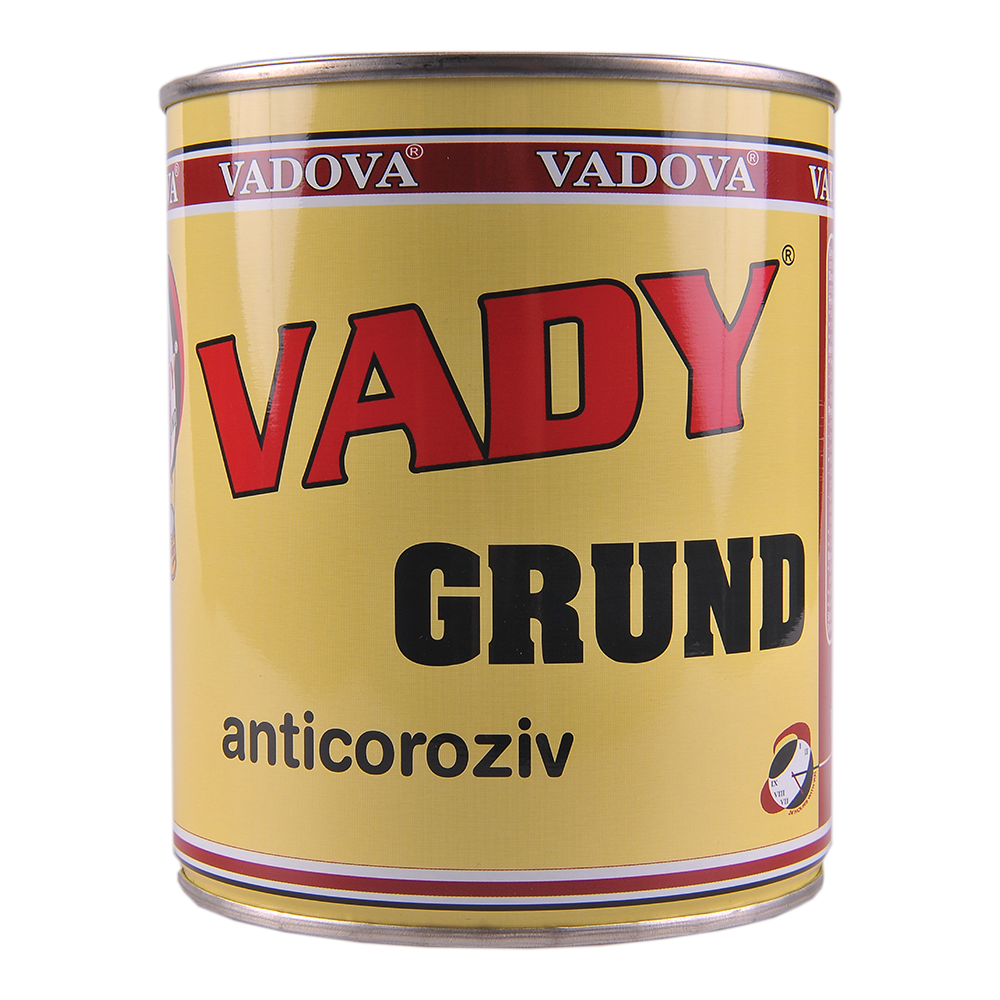 Grund pentru metal Vady, interior/exterior, rosu oxid, 0.9Kg