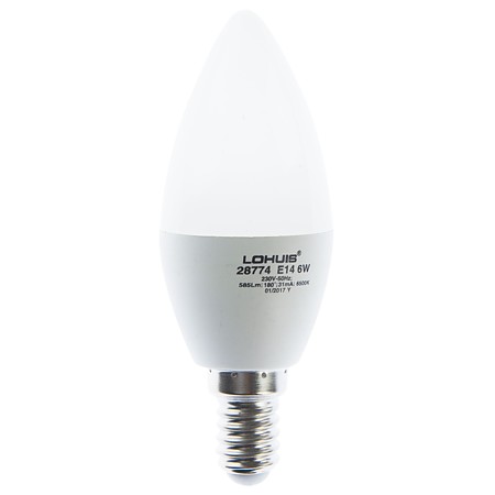 Bec LED dimabil 6W Hepol, E14, lumanare, lumina rece