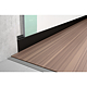 Profil de inchidere Shadow Gap SET S77, tip plinta, aluminiu, compatibil banda LED, negru, 80 x 3000 mm