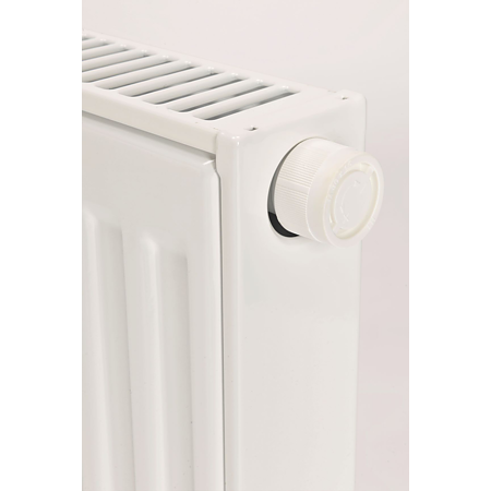 Calorifer otel Purmo Ventil Compact V22, 600 x 800 mm, alb, accesorii incluse