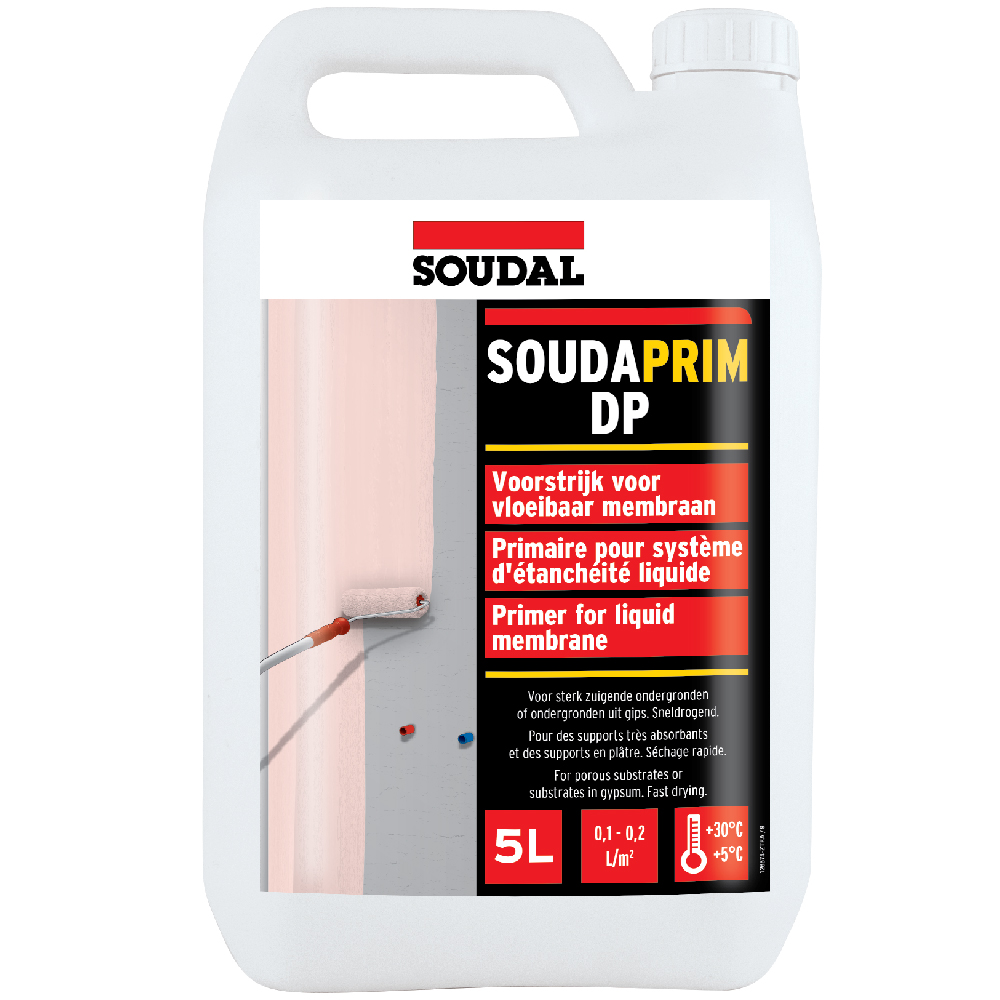 Grund membrana hidroizolatoare lichida Soudal Soudaprim DP, interior, 5 kg