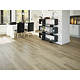 Gresie portelanata exterior/interior KAI Aspen Brown, rectificata, mat, decor parchet, maro, 20 x 120 cm