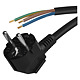 Cablu de alimentare cu stecher Emos, 3 x 1.5 mm, negru, 5 m
