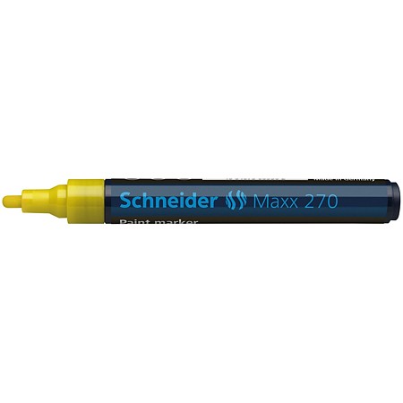 Marker cu vopsea Schneider 270, 1-3 mm, galben
