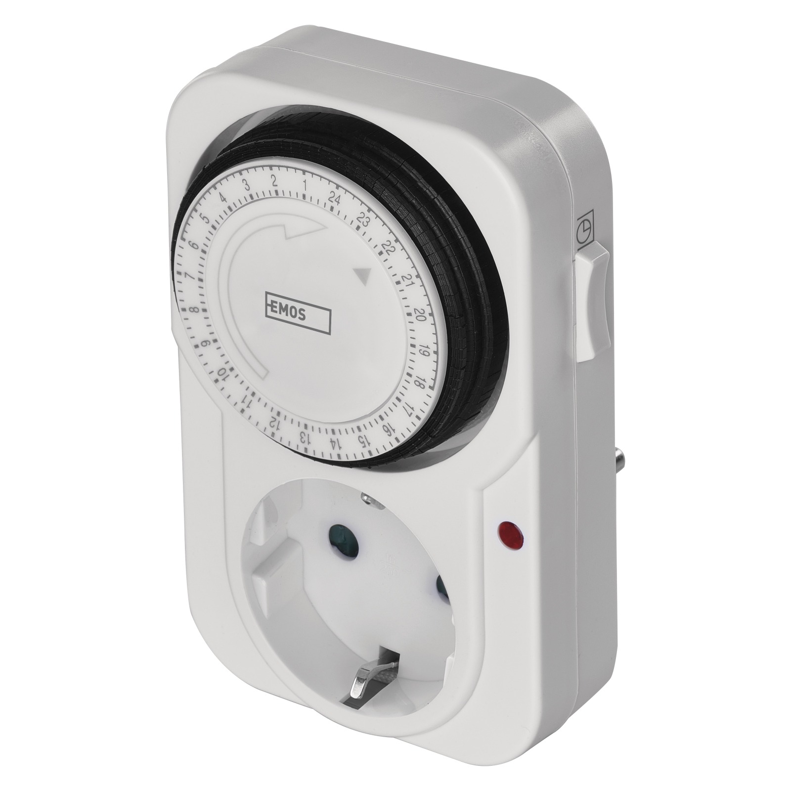 Priza programabila Schuko TS-MD31, 230 V AC, alb