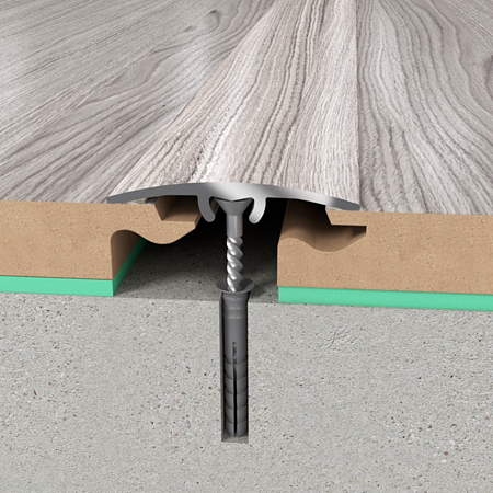 Profil de dilatatie din aluminiu SM1, Arbiton, stejar afumat 0,93 m