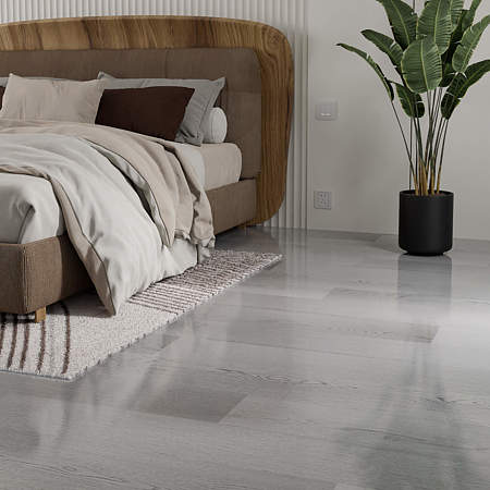 Parchet laminat 12 mm Piano Finish 5004-1, nuanta deschisa, clasa de trafic 31, fold-down, 1215 x 165 mm