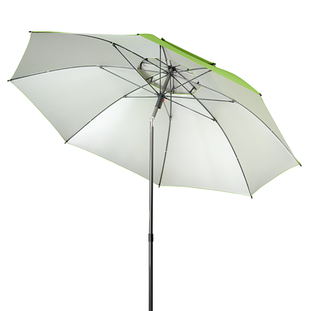 Umbrela pentru terasa Derby Windprofi, verde, 8 spite, diametru 200 cm, inaltime 207 cm