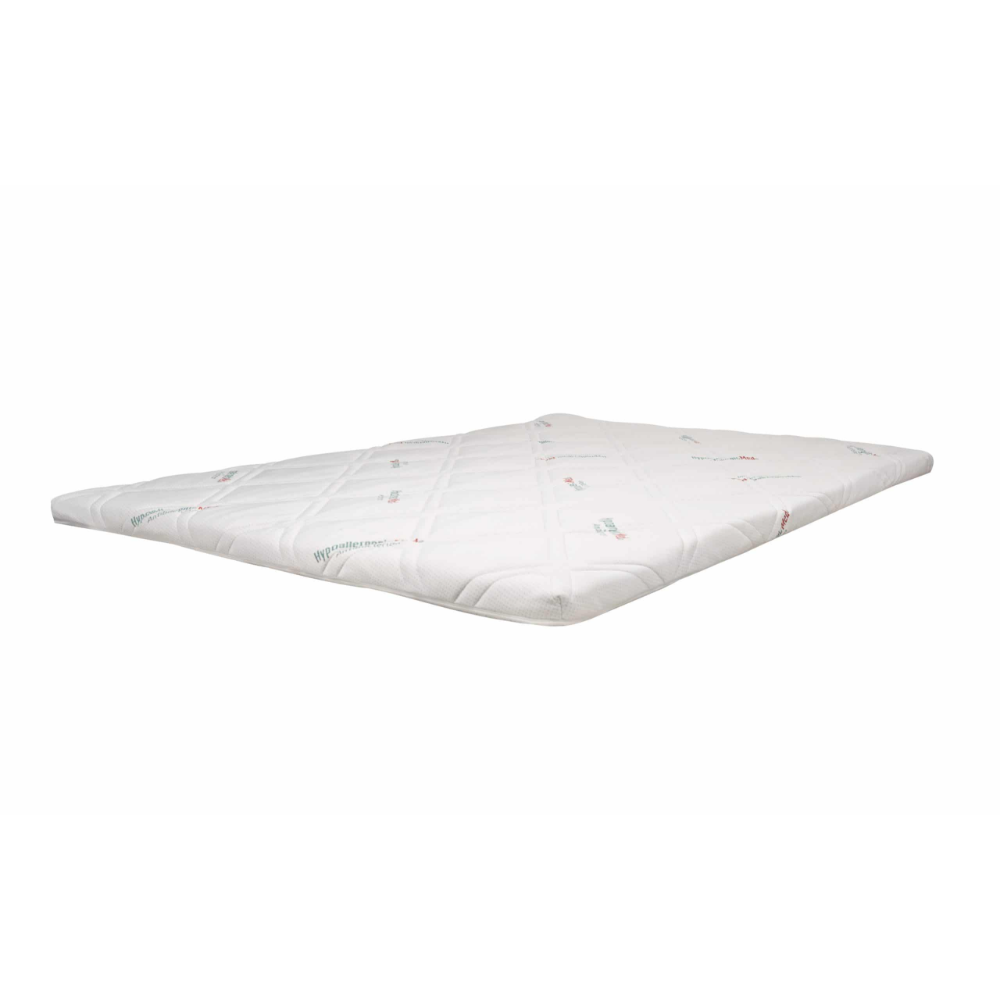 Topper saltea 90 x 200 x 5 cm Minet Hypoallergenic Med, ortopedic, antialergenic, husa lavabila