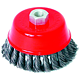 Perie din sarma rotativa, diametru 125 mm (24), cu peri din otel Perie din sarma rotativa, diametru 125 mm (24), cu peri din otel