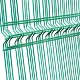 Panou gard plastifiat zincat bordurat verde 2000 x 2500 mm