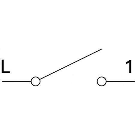 Intrerupator simplu cu indicator Tem Logiq, alb, 10 A x 250 V Intrerupator simplu cu indicator Tem Logiq, alb, 10 A x 250 V