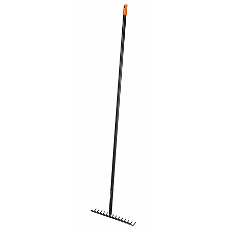 Grebla sol solid Fiskars, dreapta, negru, otel carbon Grebla sol solid Fiskars, dreapta, negru, otel carbon