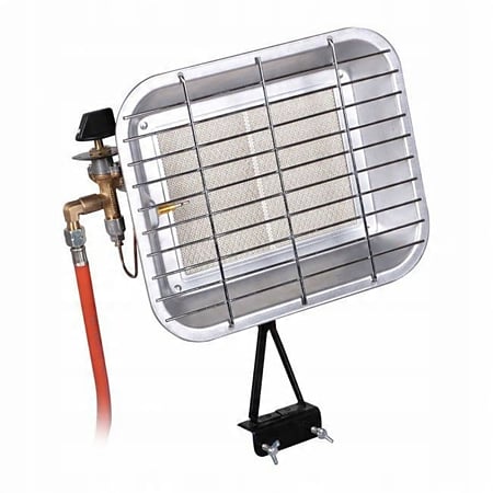 Incalzitor radiant cu gaz Dedra DED9970, otel/ceramica, gri, 4.6 kW