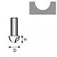 Freza lemn semirotunda Dedra, otel, 1 lama tungsten, prindere standard, 8 x 3.97 mm